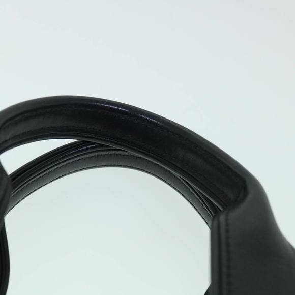 HERMES Acape Luco PM Hand Bag Nylon Black Auth bs8396 - Picture 14 of 16